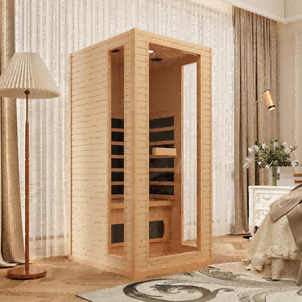 1 tao na malayo sa infrared sauna