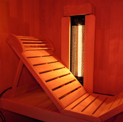 Lying-type ergonomic sauna heater