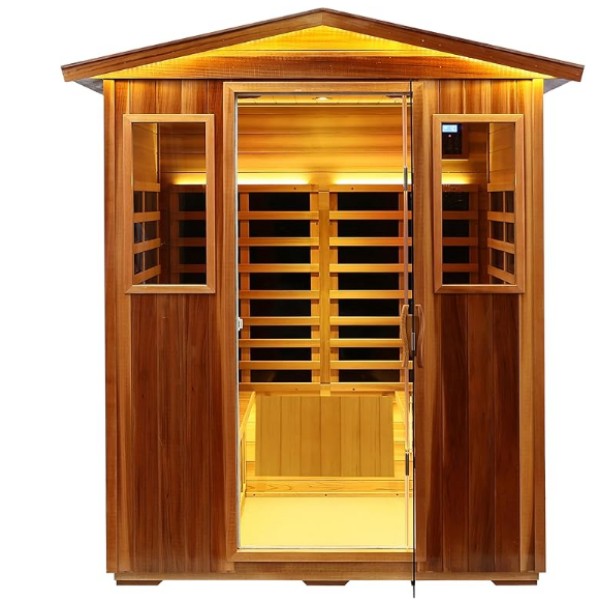 Outdoor sauna para sa 4-6 na tao