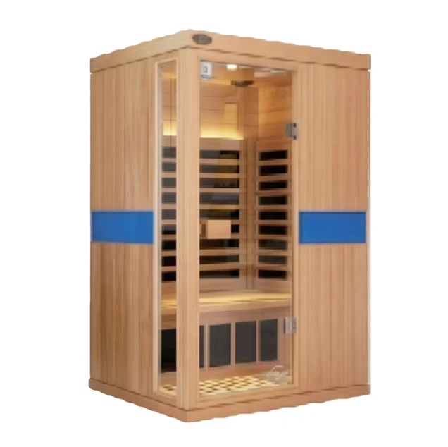 Wooden sweat steaming room